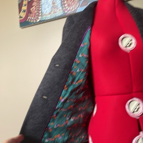 Anthropologie Cartonnier blazer with cute print lining - Picture 6 of 10